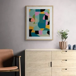 Abstract Collage 12 Framed Wall Art by Beth Vassalo