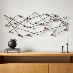 Abstract Iron & Wood Dimensional Wall Art by Diego Olivero