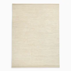 Abstract Line Shag Wool Rug
