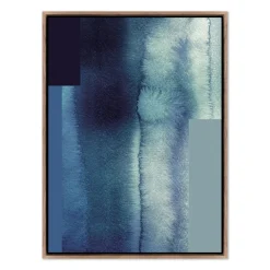 Abstract Paper Cut 13 Floating Canvas Wall Art