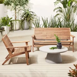 Acadia Outdoor Loveseat & Lounge Chair Set
