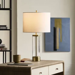 Acrylic Column USB Table Lamp (25")