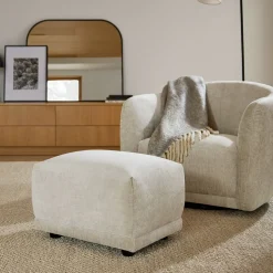 Addie Swivel Armchair Ottoman