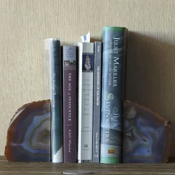 Agate Stone Bookends
