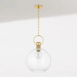 Agatha Globe Pendant