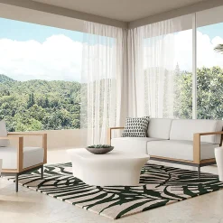 Aitken Curved Coffee Table (58")
