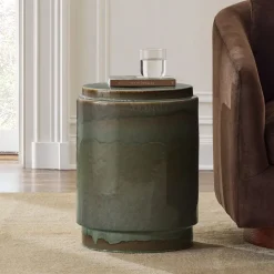 Alanna Ceramic Side Table (14")