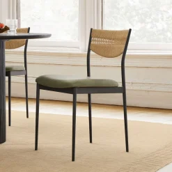 Alessio Woven Back Dining Chair