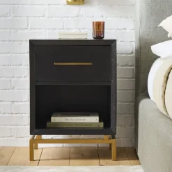 Alexa Burnished Nightstand (20")