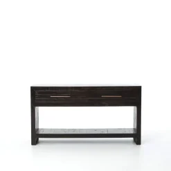 Alexa Burnished Pedestal Console (60”)