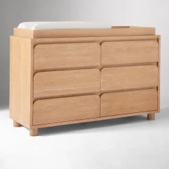 Alfie Wide Dresser with Removable Topper (56")