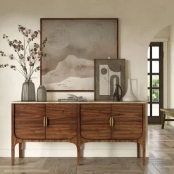 Amalthea Travertine Buffet (64")