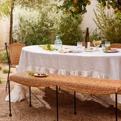 Andalusia Indoor/Outdoor Woven Bench (58")