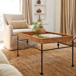 Andalusia Indoor/Outdoor Woven Coffee Table (36")
