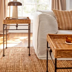 Andalusia Indoor/Outdoor Woven Side Table (17")