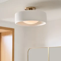 Anders Porcelain Flush Mount (5"–14")