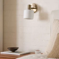 Anders Porcelain Task Sconce (5")