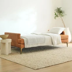 Andes Leather Futon (83.5")
