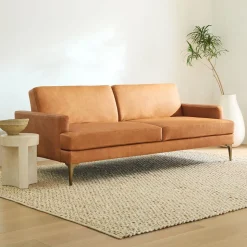 Andes Leather Futon (83.5")