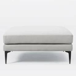 Andes Leather Ottoman