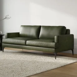 Andes Leather Sofa (76.5")