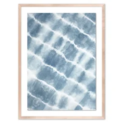 Angled Tie-Dye Framed Wall Art