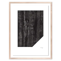 Angles in Black Framed Wall Art by The Holly Collective