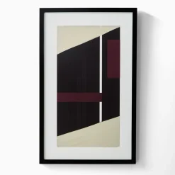 Angular Bauhaus Framed Poster