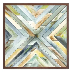 Angular Organic Framed Wall Art by Minted for West Elm