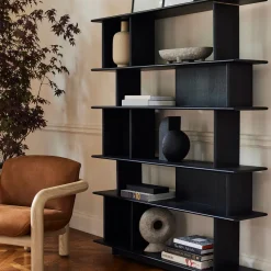 Anton Open Bookshelf (56")