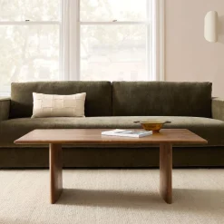 Anton Solid Wood Coffee Table (44"–60")