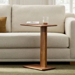 Anton Solid Wood C-Side Table (18")