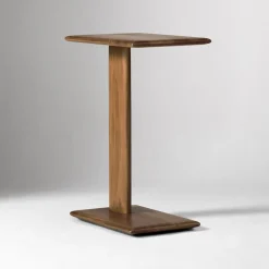 Anton Solid Wood C-Side Table (18")