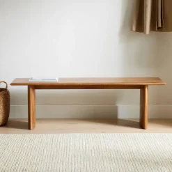Anton Solid Wood Dining Bench (58"–72")