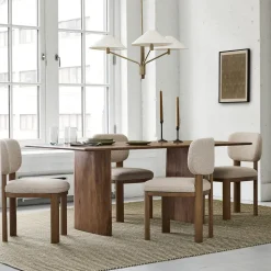 Anton Solid Wood Dining Table (72", 86") - ADA