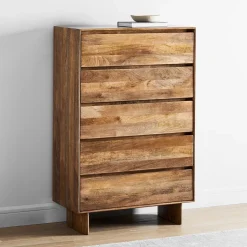 Anton Solid Wood 5-Drawer Dresser (36")