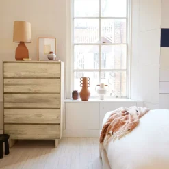 Anton Solid Wood 5-Drawer Dresser (36")