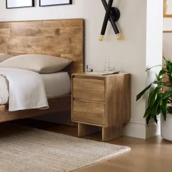 Anton Solid Wood Mini Nightstand (16")