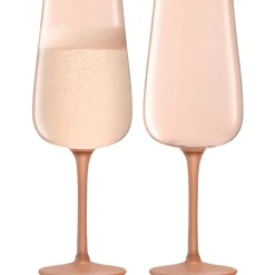 Arc Contrast Champagne Flutes (Set of 4)