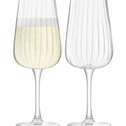 Arc Flow Champagne Flutes (Set of 4)