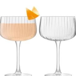 Arc Flow Cocktail Saucers (Set of 4)