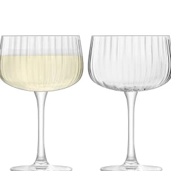 Arc Flow Cocktail Saucers (Set of 4)