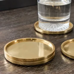 Archer Stainless Steel Coaster Sets