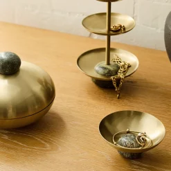 Ares Metal & Marble Jewelry Storage