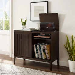 Asher Record Storage Media Console