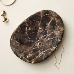 Asymmetrical Marble Trays