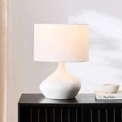 Asymmetry Ceramic Table Lamp (19")