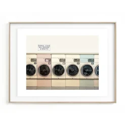 At The Laundromat Framed Wall Art by Minted for West Elm