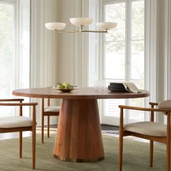 Aubin Round Dining Table (48"–60")