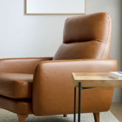 Auburn Leather High-Back Chair